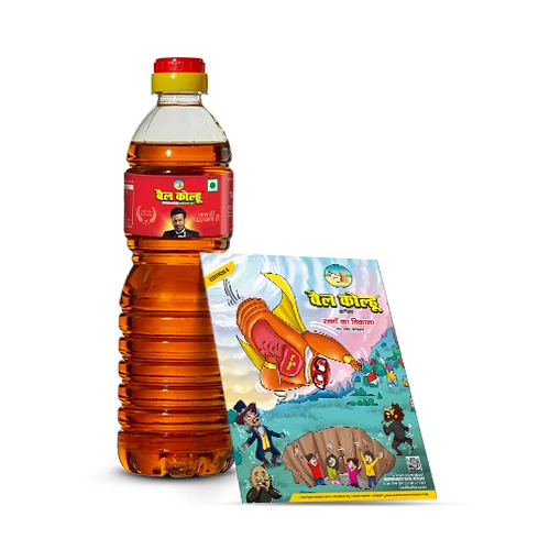 Buy Mustard Oil Kachi Ghani Sarson Tel at Best Price Bail Kolhu